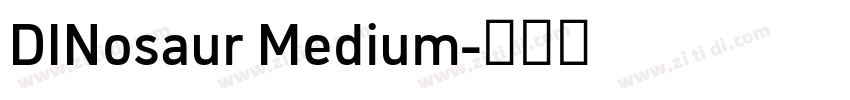 DINosaur Medium字体转换